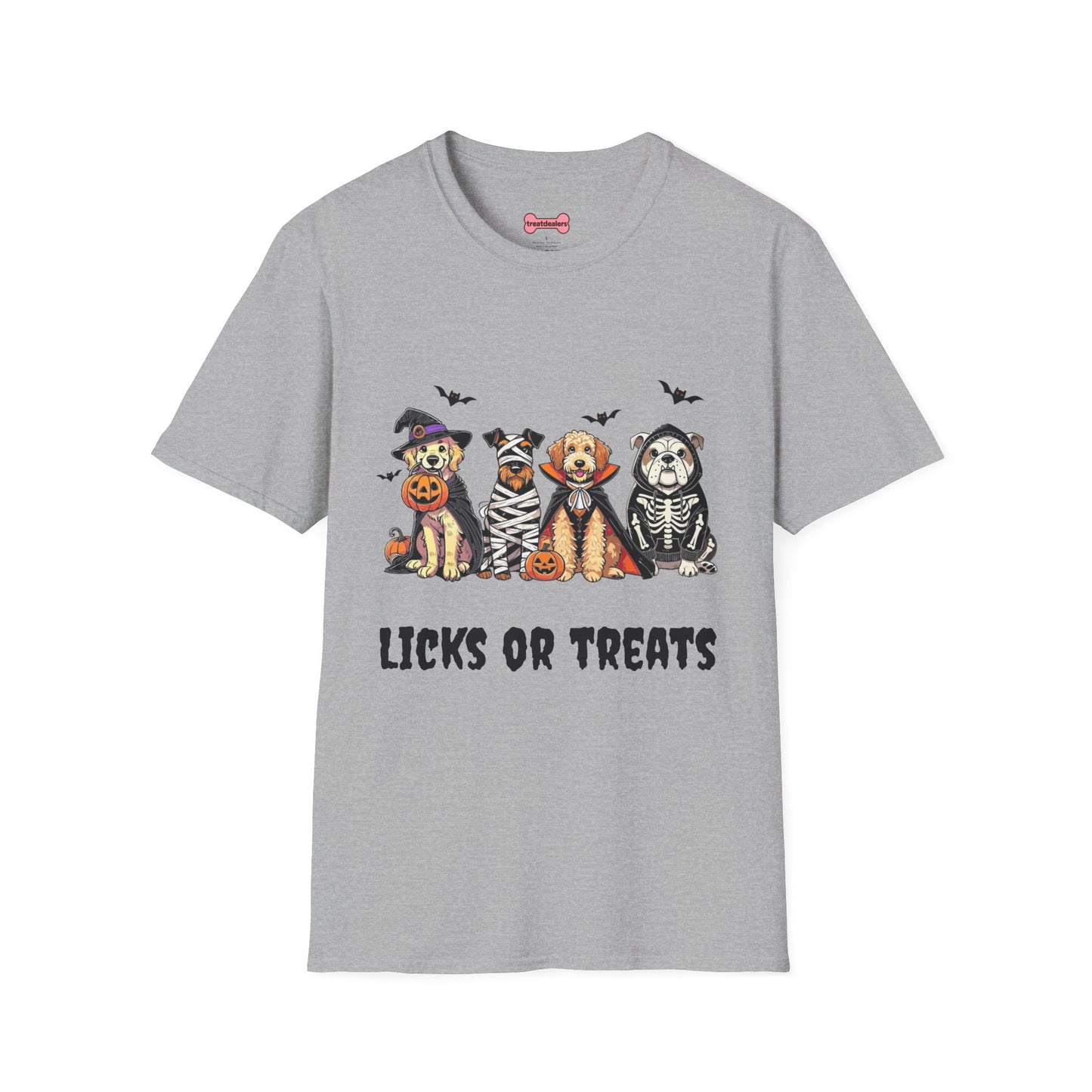 T-Shirt: "Licks or Treat" Halloween