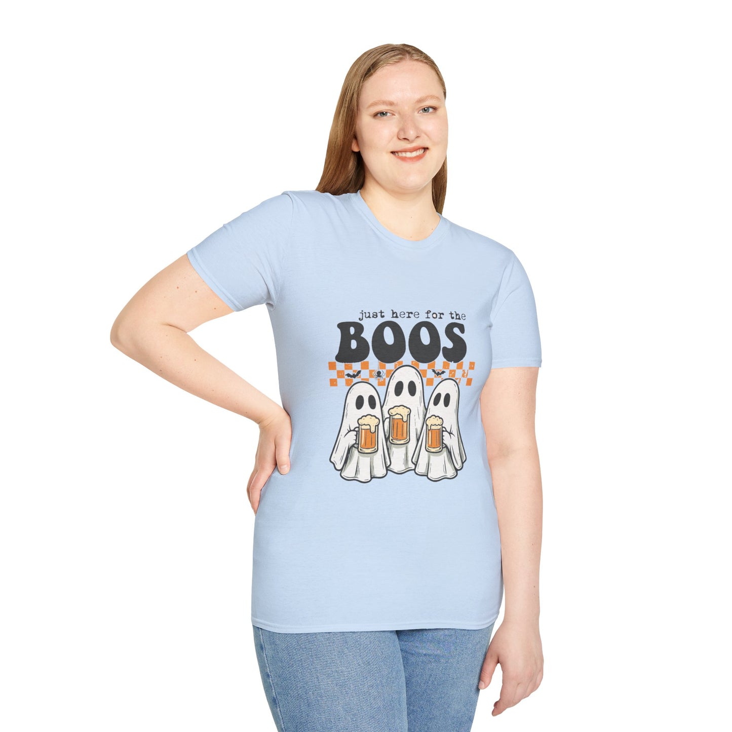 T-Shirt: Halloween "Just here for the Boos"