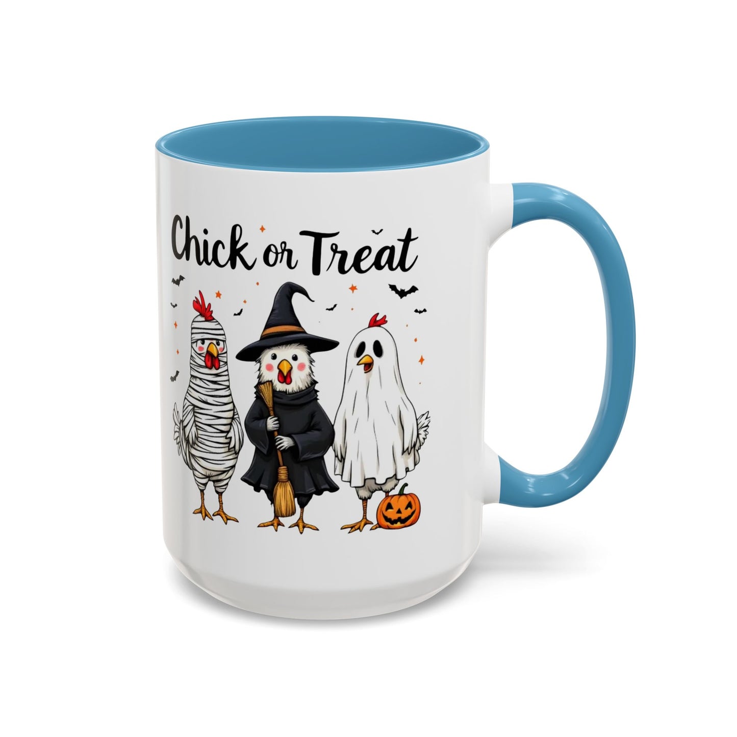 Coffee Tea Mug: Halloween "Chick or Treat" (11, 15oz)