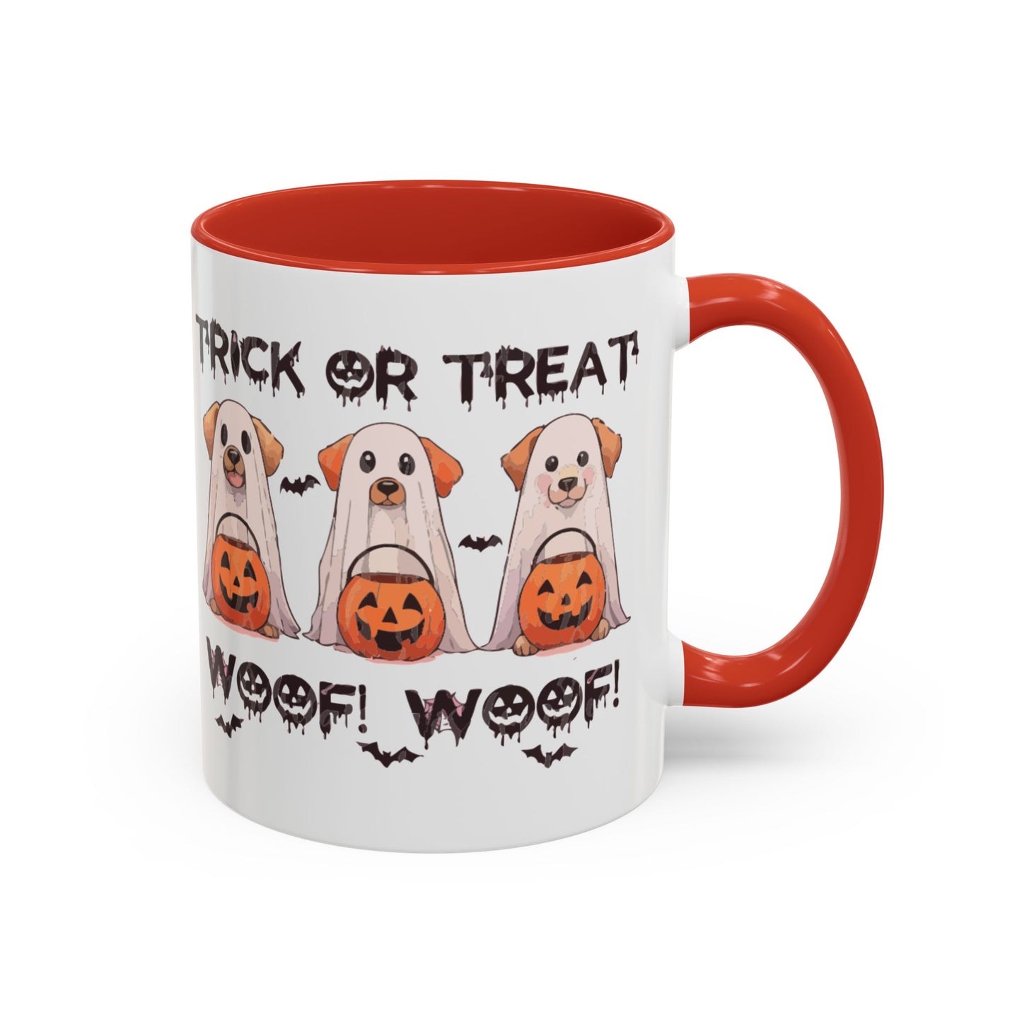 Coffee/Tea Mug: Spooky Halloween "Trick or Treat" (11, 15oz)