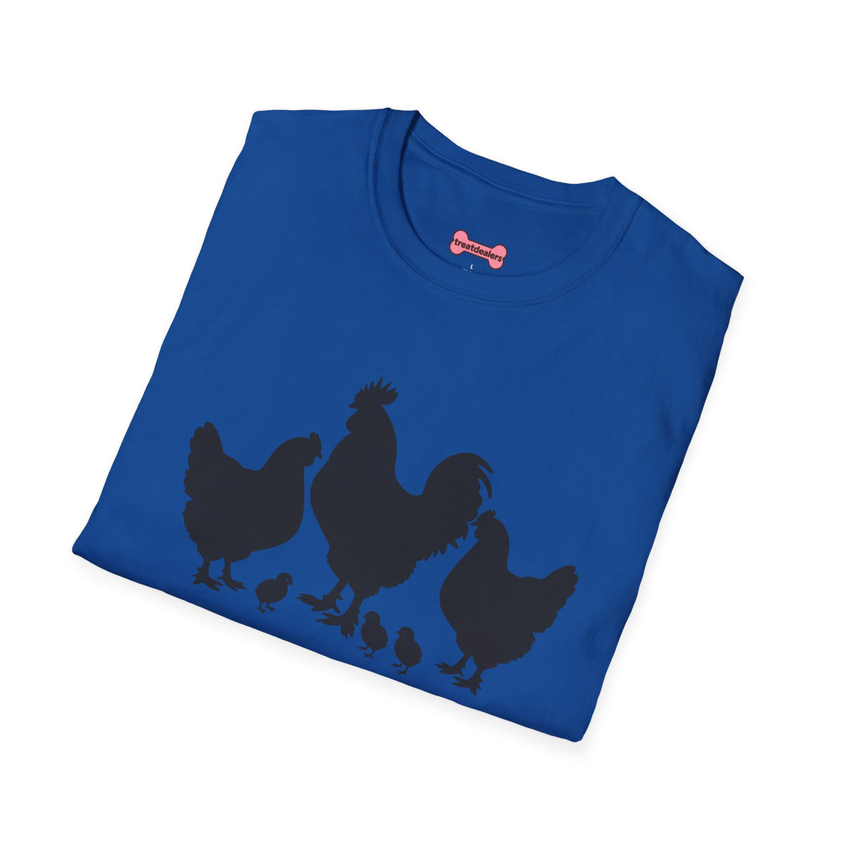 Unisex T-Shirt 'Chickens are like Potato Chips' Funny Shirt Chicken Lover Tee Black