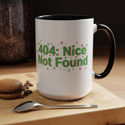 Mug '404 Nice not found' Christmas (11oz/15oz)