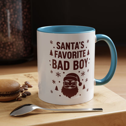 Mug 'Santa's favorite BAD BOY' (11oz/15oz)