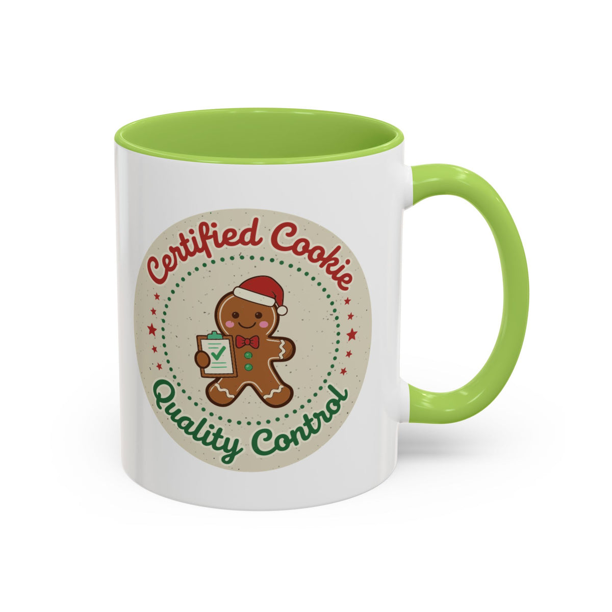 Mug 'Certified Cookie Quality Control' Christmas (11oz/15oz)