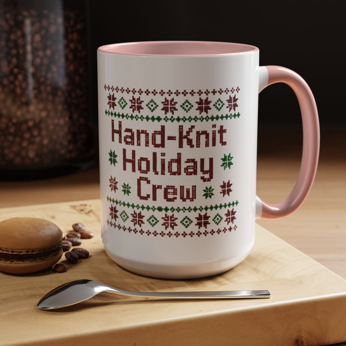 Coffee Mug 'Hand-Knit Holiday Crew' (11oz/15oz)