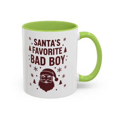 Mug 'Santa's favorite BAD BOY' (11oz/15oz)