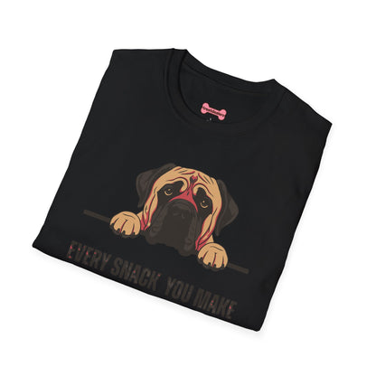 T-Shirt 'Every Snack You Make - English Mastiff ' Funny Shirt English Mastiff Dog Lover Tee