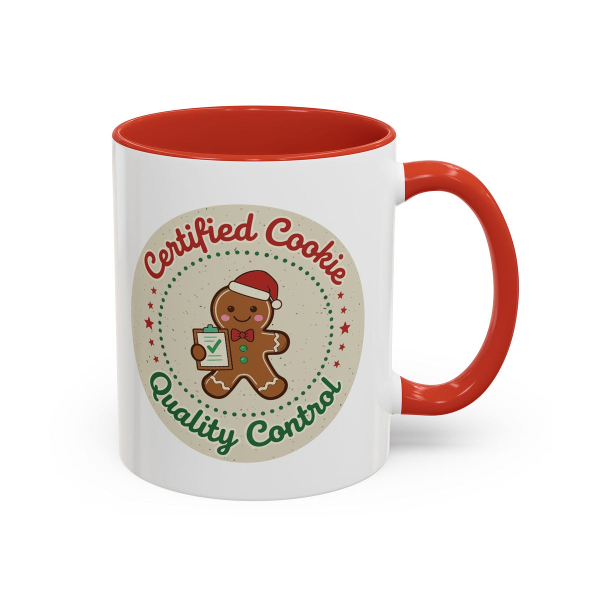 Mug 'Certified Cookie Quality Control' Christmas (11oz/15oz)