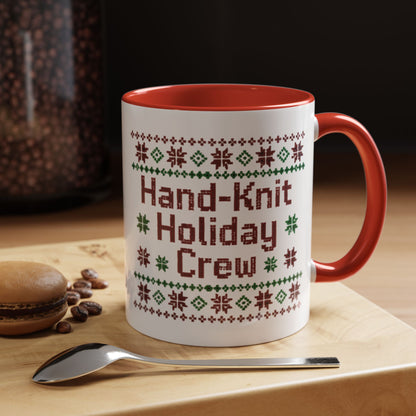 Coffee Mug 'Hand-Knit Holiday Crew' (11oz/15oz)