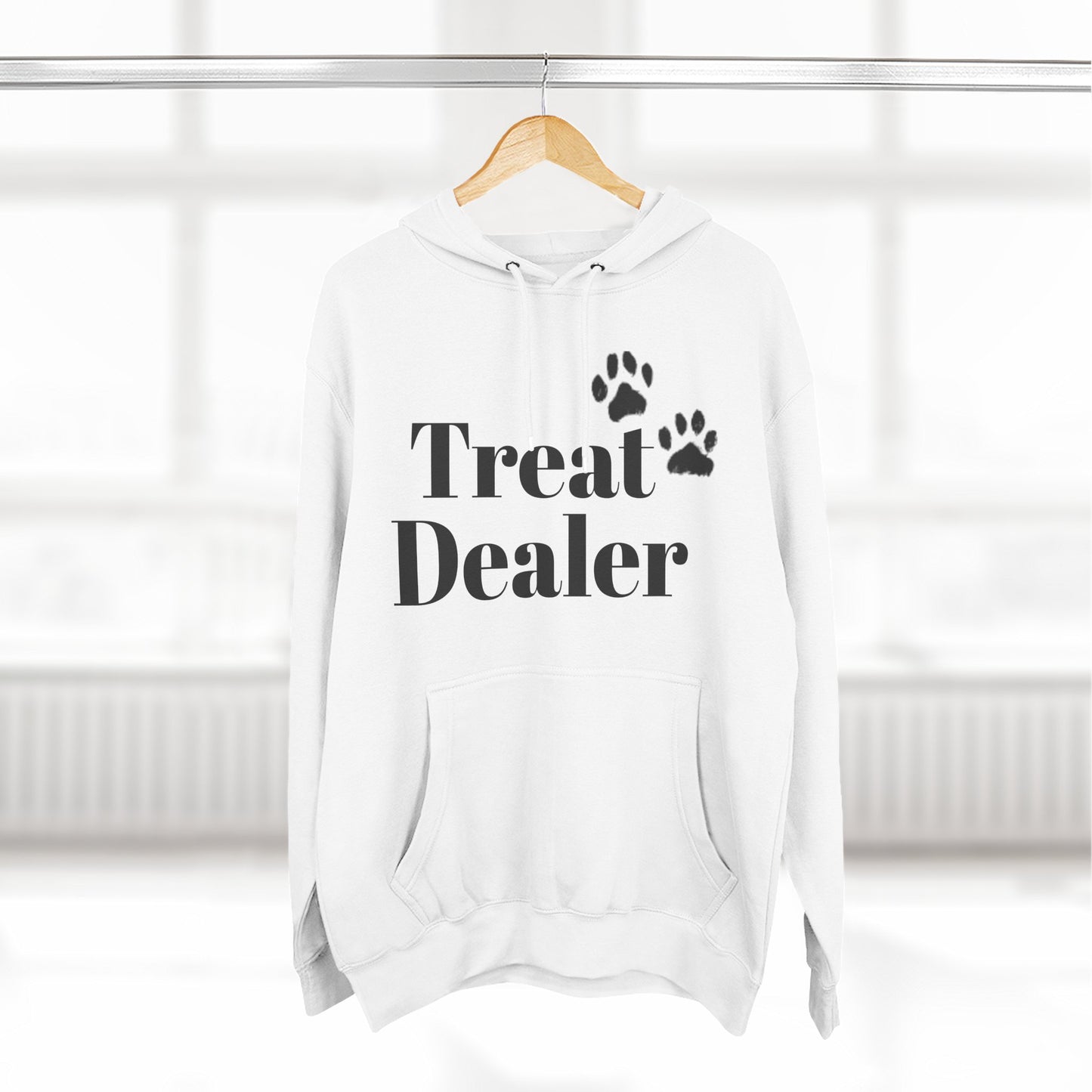 Fleece Hoodie:  "Treat Dealer" with Mastiff Logo