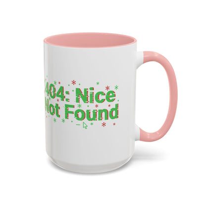 Mug '404 Nice not found' Christmas (11oz/15oz)