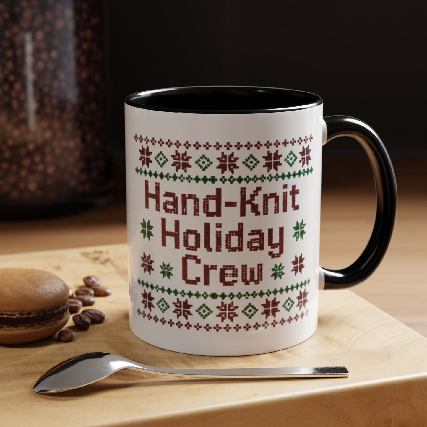 Coffee Mug 'Hand-Knit Holiday Crew' (11oz/15oz)