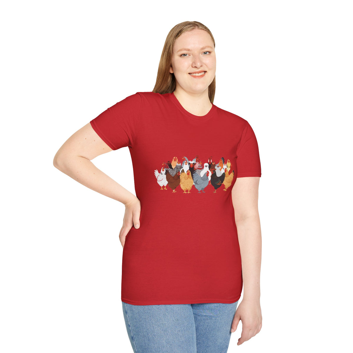 T-Shirt 'Chickens' Funny Shirt chickens Lover Tee