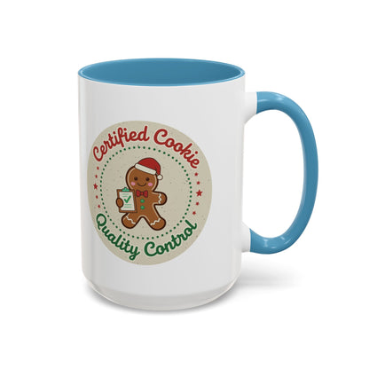 Mug 'Certified Cookie Quality Control' Christmas (11oz/15oz)