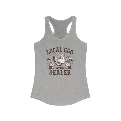 "Local Egg Dealer" Chicken Lady Tank Top