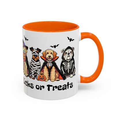 Coffee/Tea Mug - Spooky Halloween "Licks or Treat" (11, 15oz)