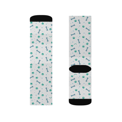 Socks: "Dog Paw and Bone"