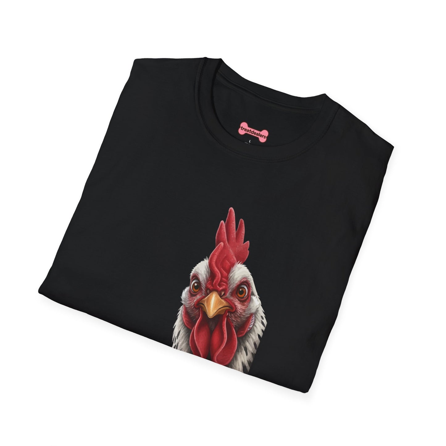 Speckled Rooster Funny Chicken Lover T-Shirt — Cute Poultry Farm Animal Tee