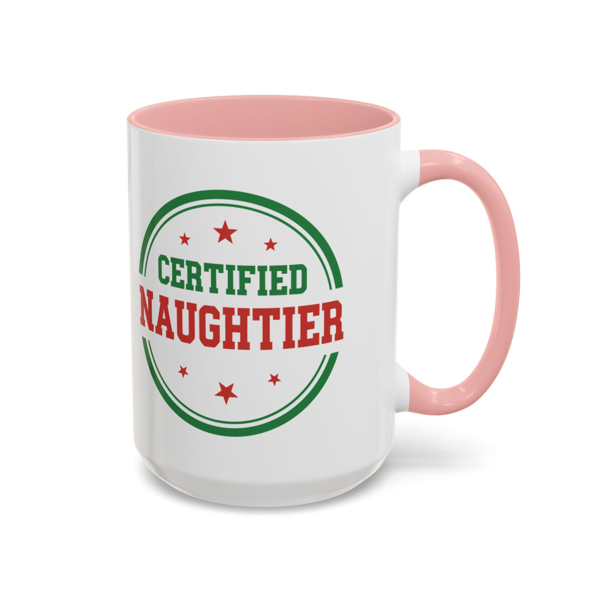 Mug 'Certified Naughtier' Christmas (11oz/15oz)