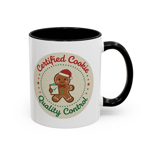 Mug 'Certified Cookie Quality Control' Christmas (11oz/15oz)