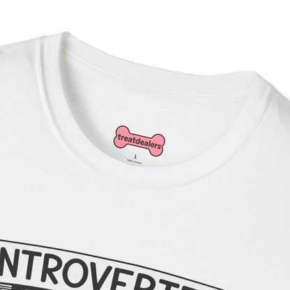 T-Shirt 'Introverted But Open to Discussing Chickens' Funny Shirt chickens Lover Tee