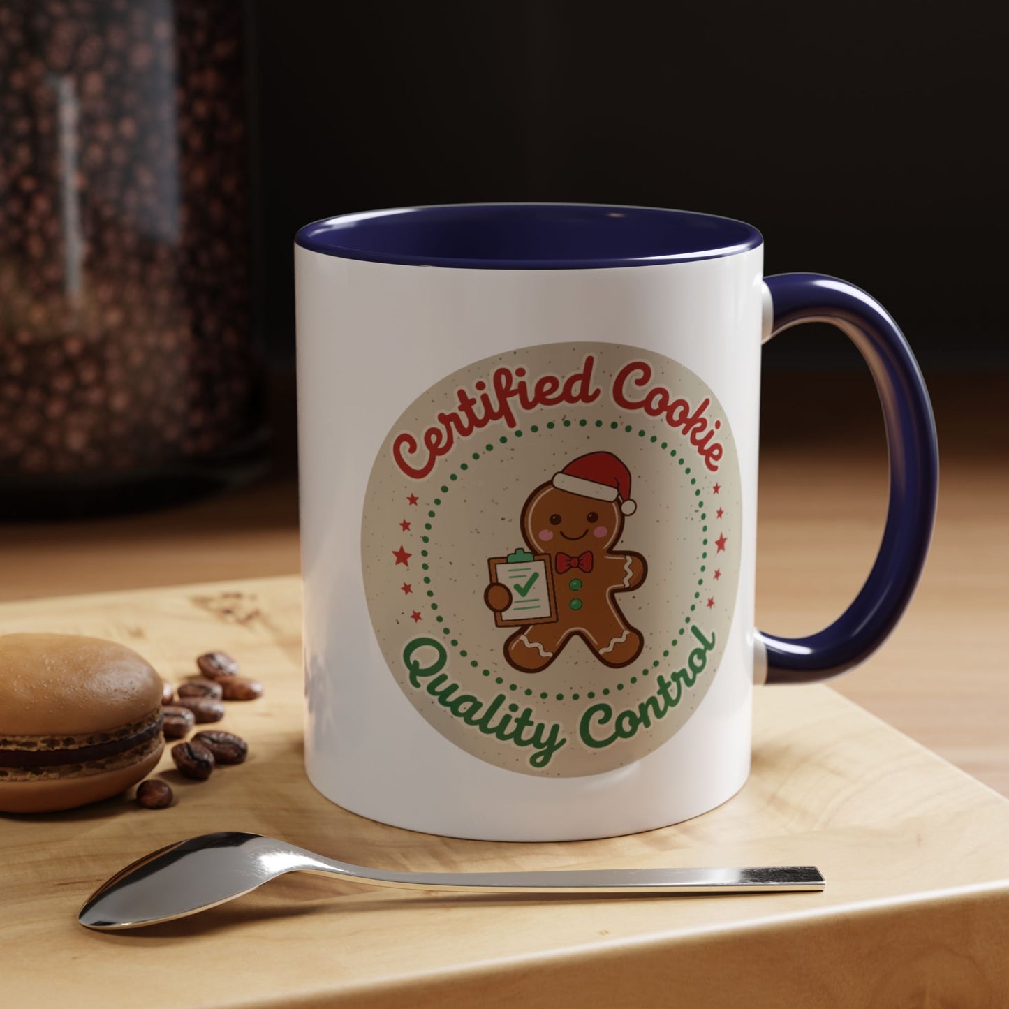 Mug 'Certified Cookie Quality Control' Christmas (11oz/15oz)