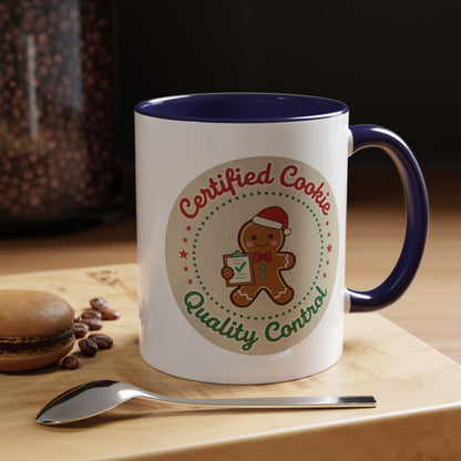 Mug 'Certified Cookie Quality Control' Christmas (11oz/15oz)