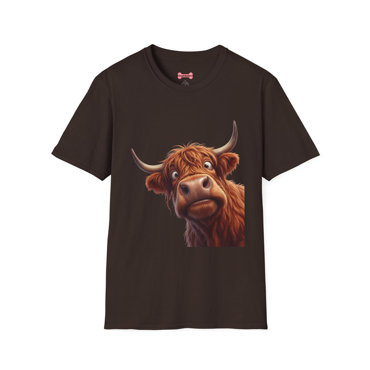 Highland Cow Lover T-Shirt — Cute Farm Animal Tee for Animal Lovers