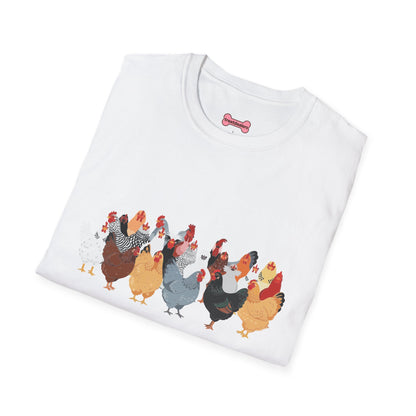 T-Shirt 'Chickens' Funny Shirt chickens Lover Tee