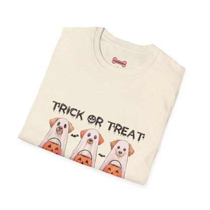 T-Shirt: Woof Wood Trick or Treat Halloween