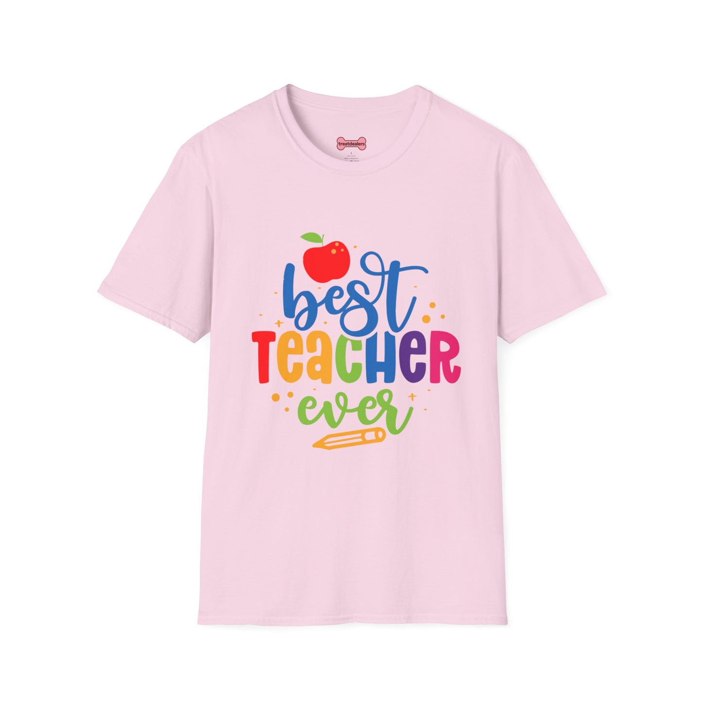 T-Shirt: "Best Teacher Ever" Teacher Appreciation Gift, Thank You Teacher Tee,