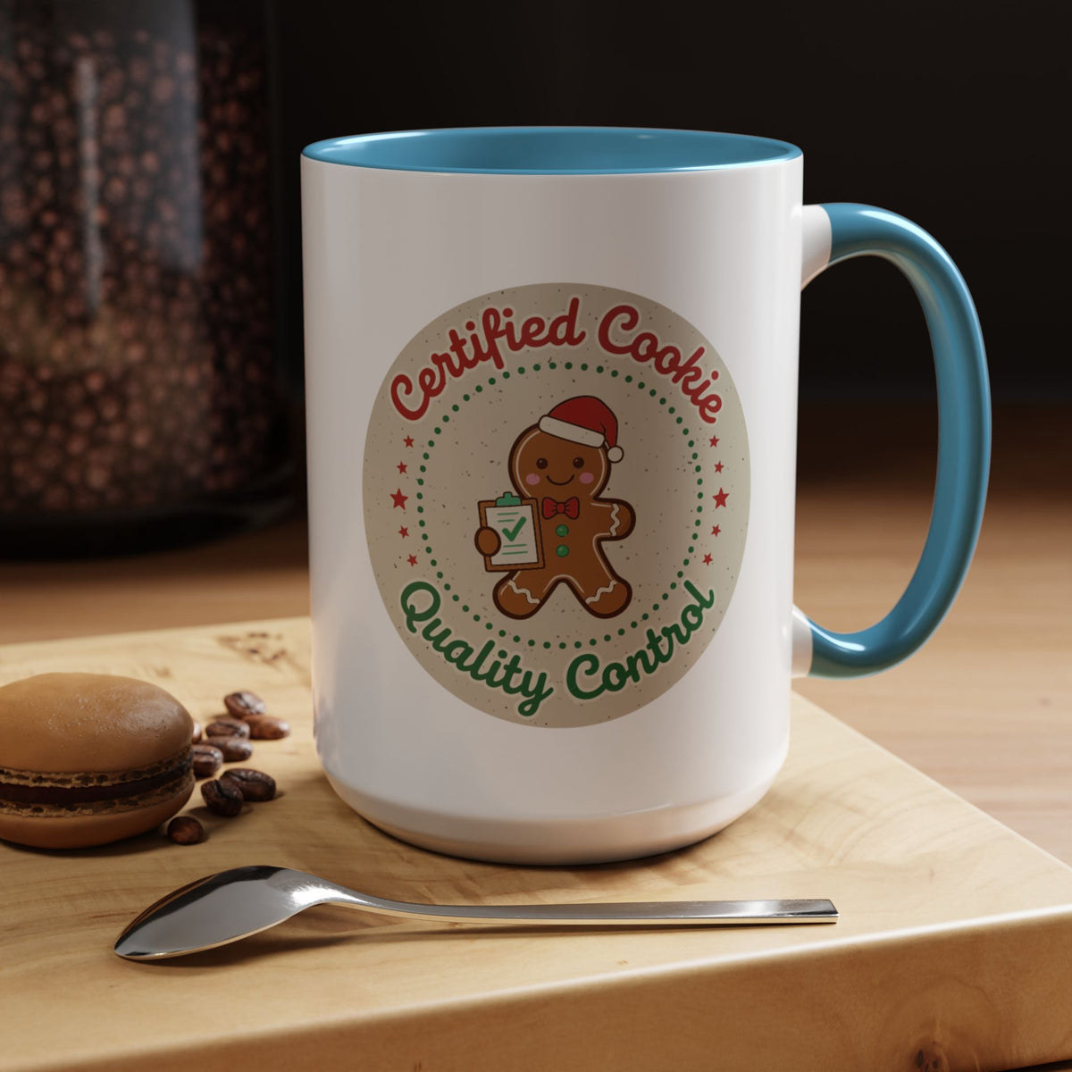 Mug 'Certified Cookie Quality Control' Christmas (11oz/15oz)