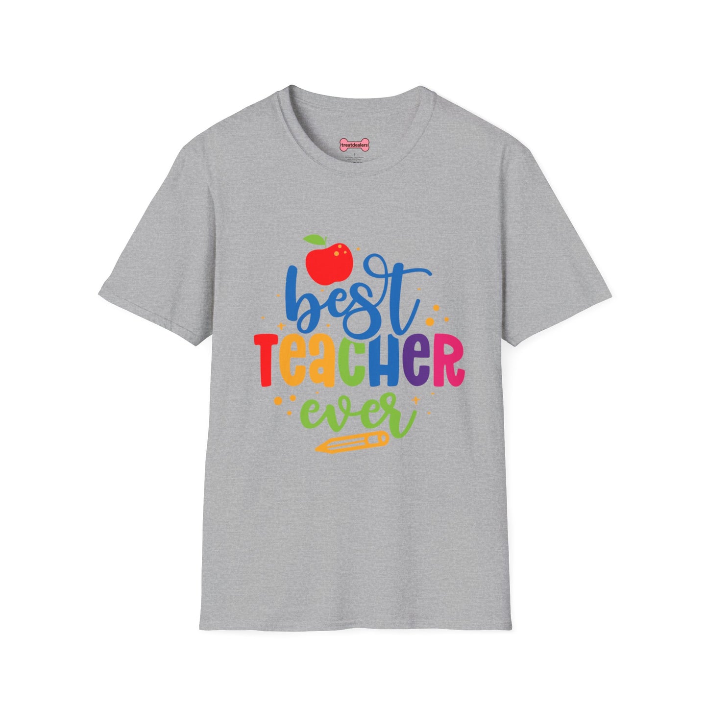 T-Shirt: "Best Teacher Ever" Teacher Appreciation Gift, Thank You Teacher Tee,