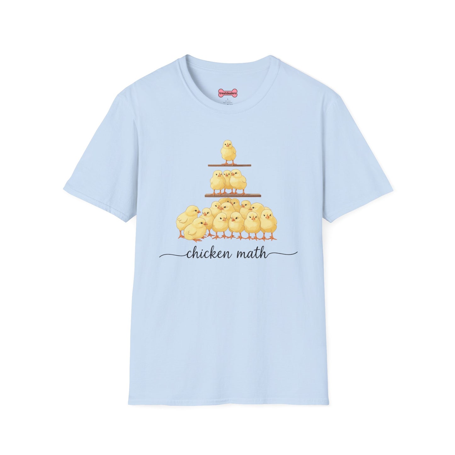 T-Shirt 'Chicken Math' Funny Shirt Chicken Lover Tee