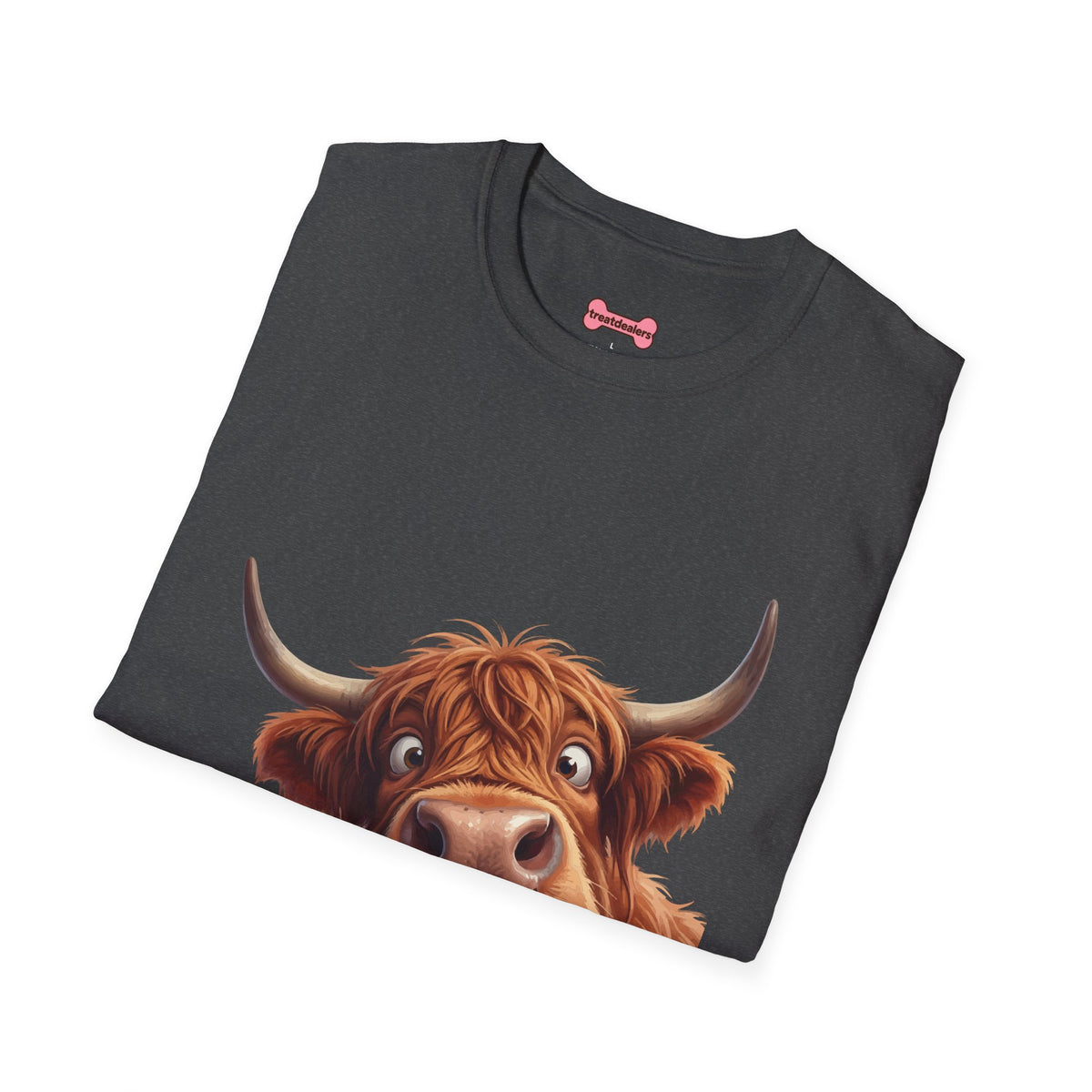 Highland Cow Lover T-Shirt — Cute Farm Animal Tee for Animal Lovers