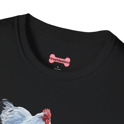 T-Shirt 'Easily Distracted By Peckers' Funny Shirt Chicken Lover Tee