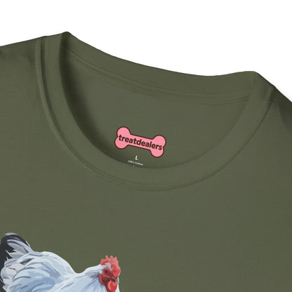 T-Shirt 'Easily Distracted By Peckers' Funny Shirt Chicken Lover Tee