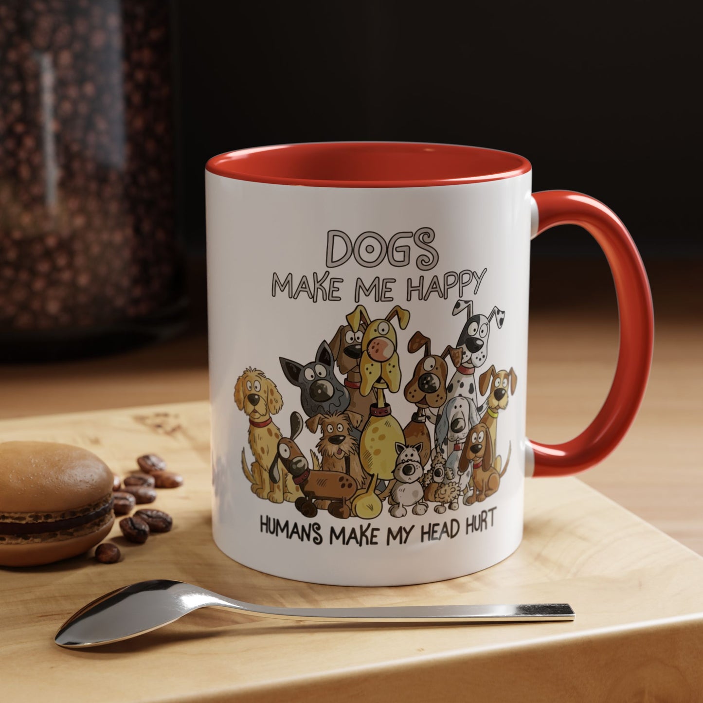 "Dogs make me happy" mug (11oz/15oz)