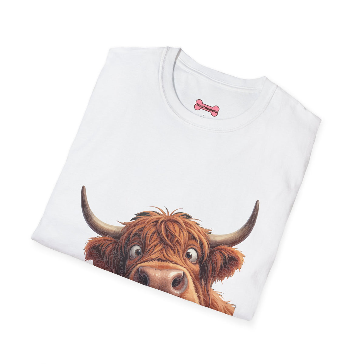 Highland Cow Lover T-Shirt — Cute Farm Animal Tee for Animal Lovers