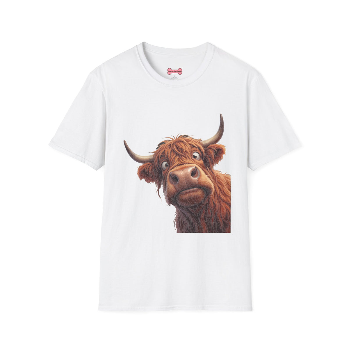 Highland Cow Lover T-Shirt — Cute Farm Animal Tee for Animal Lovers