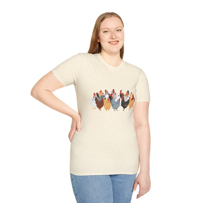 T-Shirt 'Chickens' Funny Shirt chickens Lover Tee