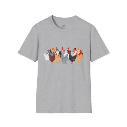 T-Shirt 'Chickens' Funny Shirt chickens Lover Tee