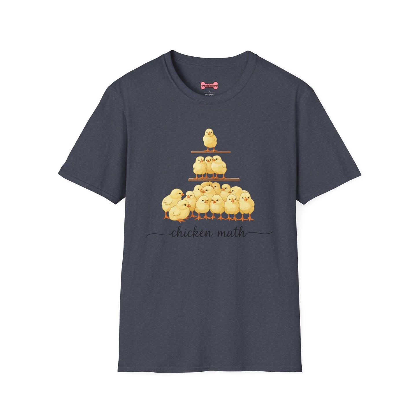 T-Shirt 'Chicken Math' Funny Shirt Chicken Lover Tee