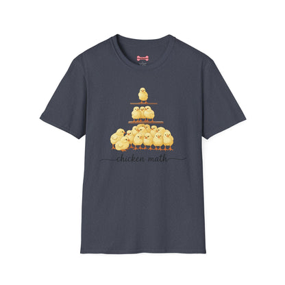 T-Shirt 'Chicken Math' Funny Shirt Chicken Lover Tee
