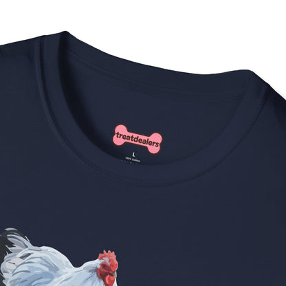 T-Shirt 'Easily Distracted By Peckers' Funny Shirt Chicken Lover Tee