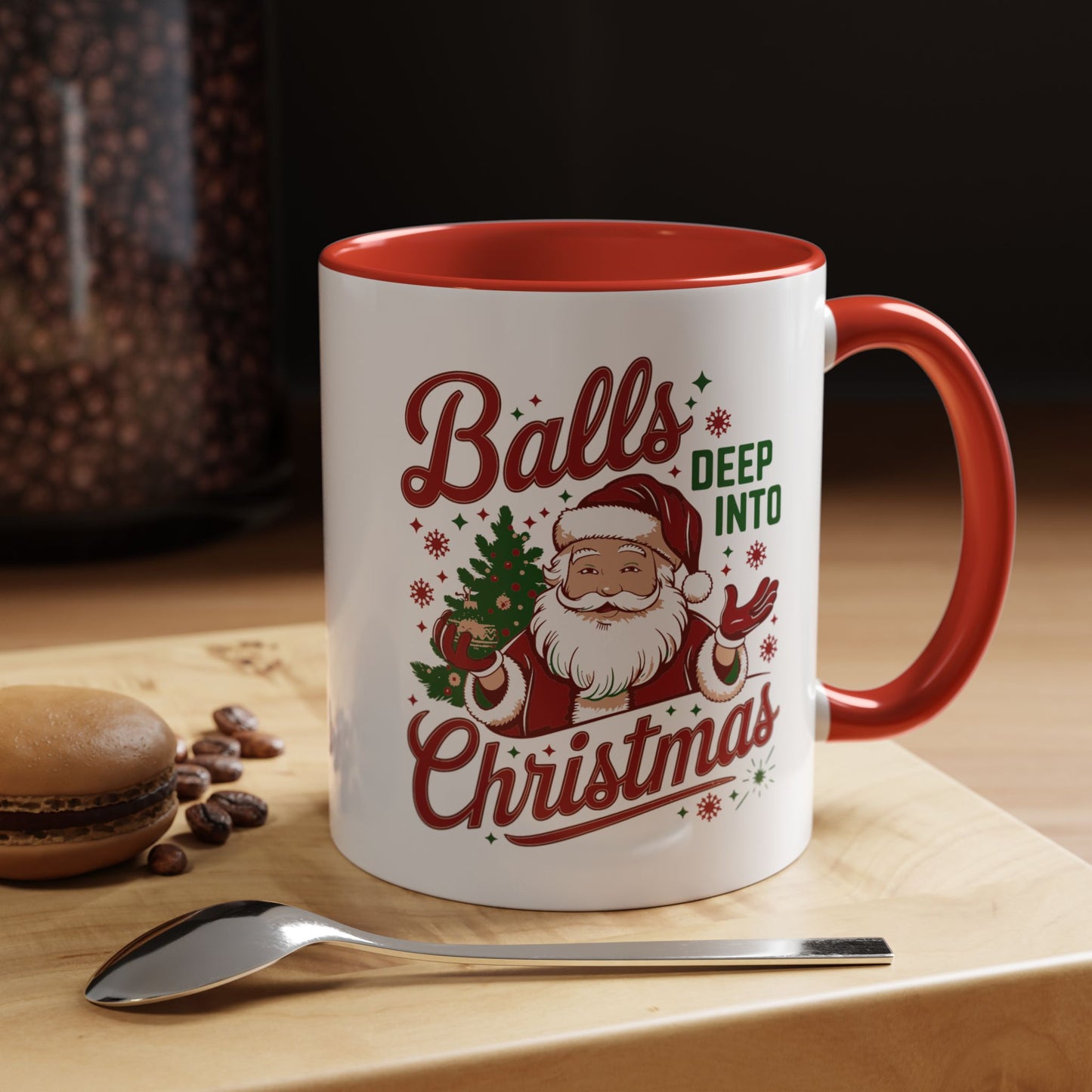 Mug  'Balls deep into Christmas' Christmas (11oz/15oz)