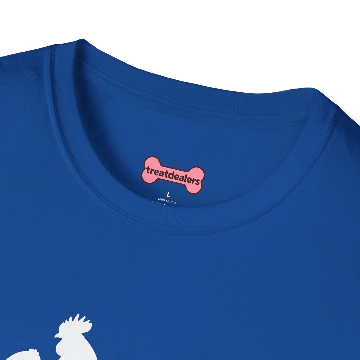 Unisex T-Shirt 'Chickens are like Potato Chips' Funny Shirt Chicken Lover Tee White