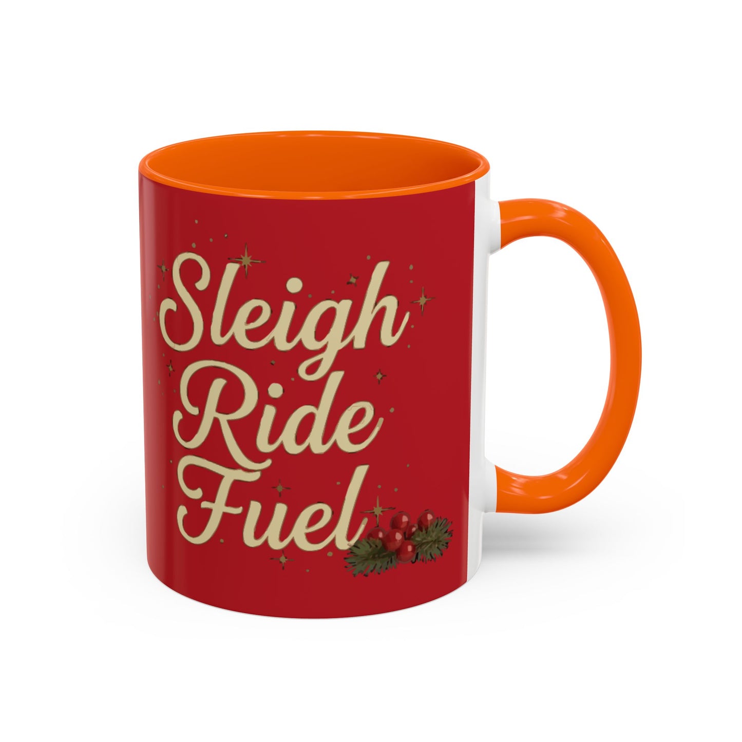 Festive 'Sleigh Ride Fuel' Coffee Holiday Mug (11oz/15oz)