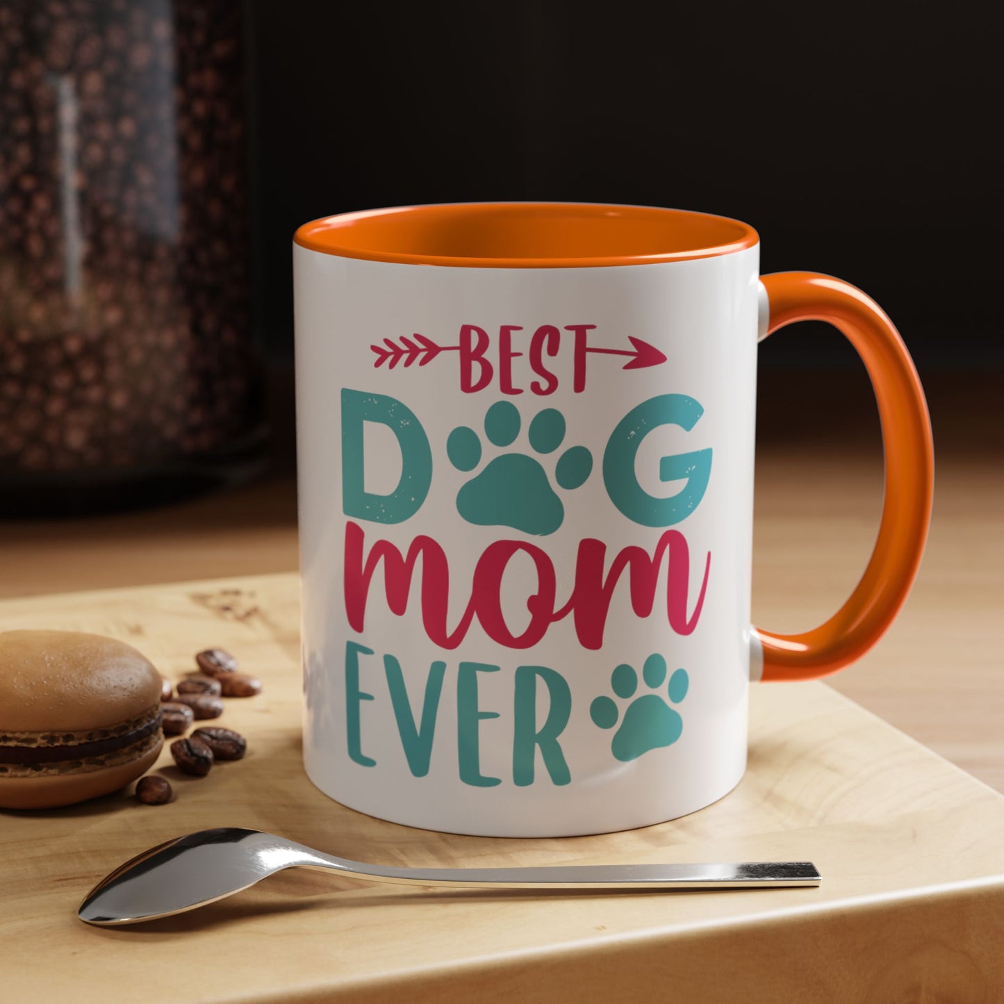 Coffee/Tea Mug: "Best Dog Mom Ever"