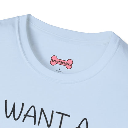 Christmas Unisex T-Shirt 'I want a English Mastiff for Christmas' Funny Holiday Shirt
